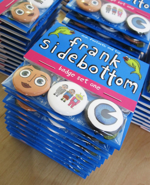 Frank Sidebottom Badge Set